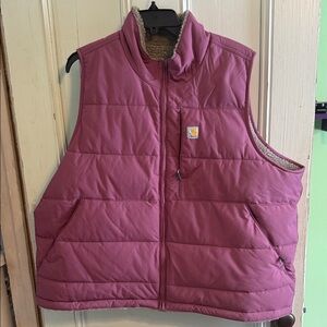 Carhartt Mauve Quilted Vest